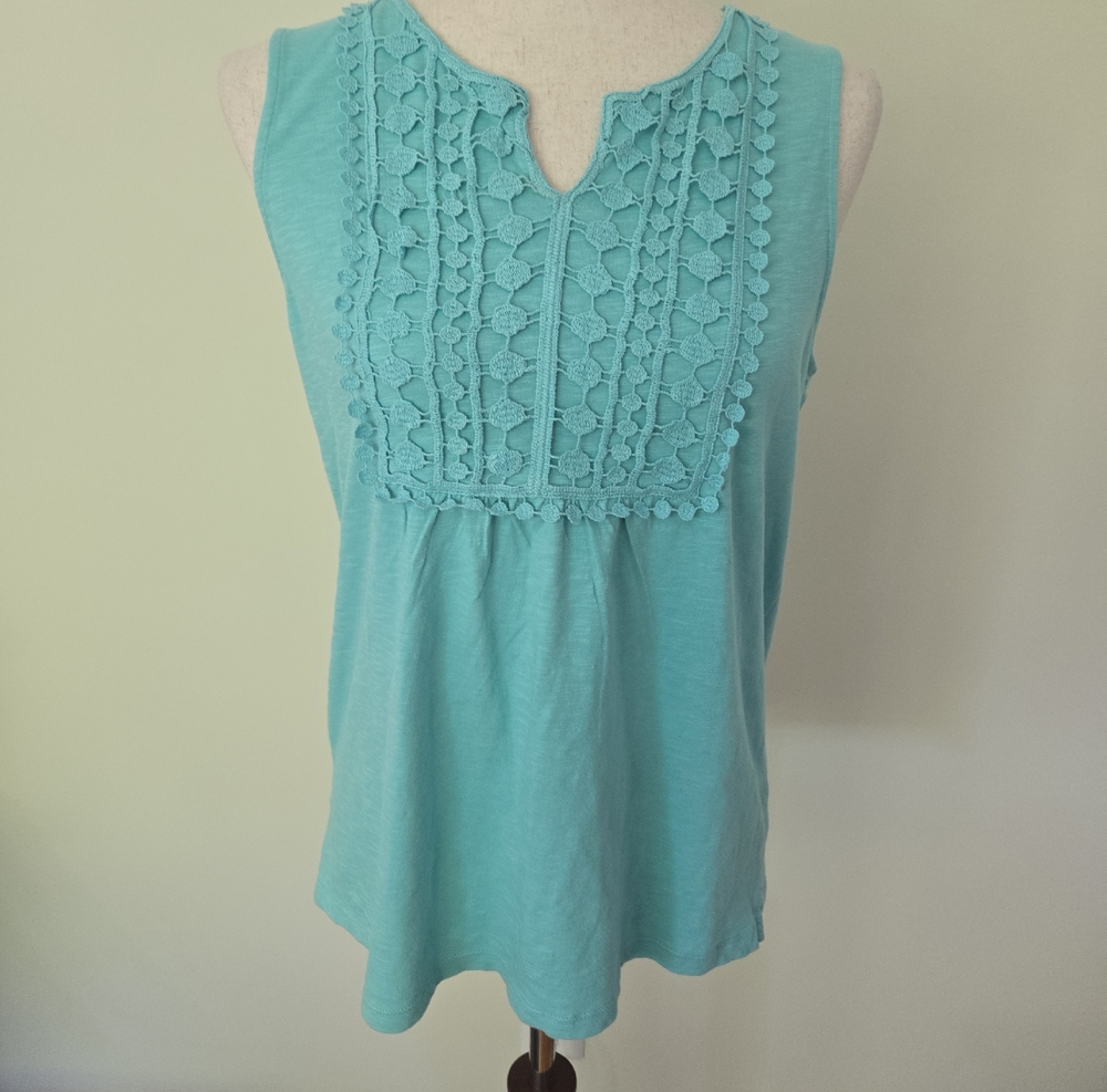 NWT Talbots Turquoise  Top